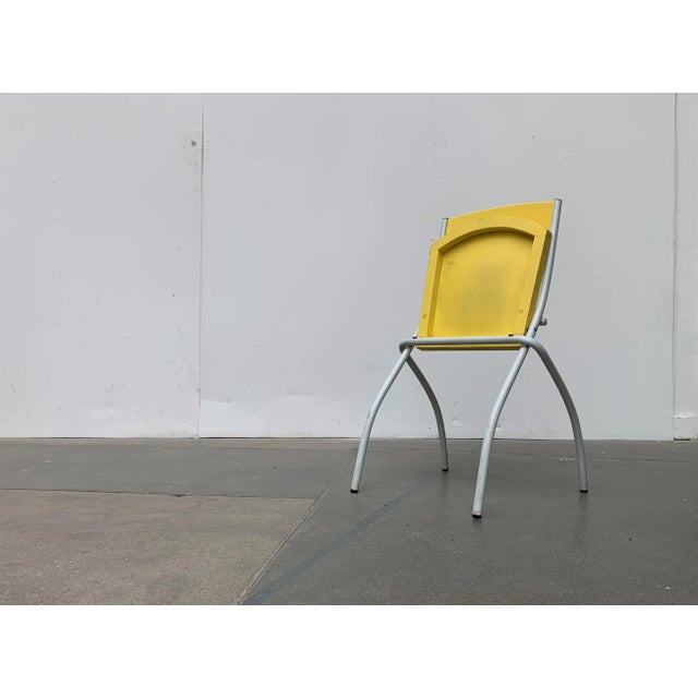 Rare folding chair from the Italian manufacturer Fly Line. This piece has an attribution mark, I am sure that it is...