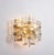 Metal Golden Gilded Brass and Crystal Sconces from Palwa, Germany, 1960s, Set of 2 For Sale - Image 7 of 10