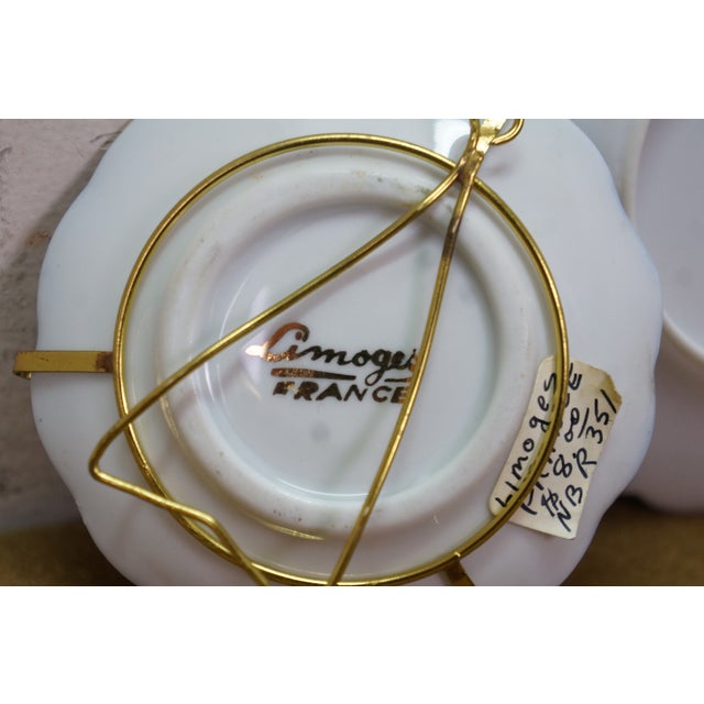 4 Limoges France Prince Rainier & Princess Grace of Monaco Plates For Sale - Image 9 of 13
