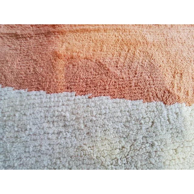 Vintage Moroccan Berber Rug in Natural Multicolored Wool, 1982 For Sale - Image 4 of 9