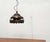 Brown Mid-Century Modern Hollywood Regency Metal Pendant in the style of Hans Kögl, 1960s For Sale - Image 8 of 18