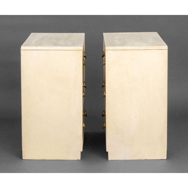 Wood Dorothy Draper Style White Chests of Drawers, 2 For Sale - Image 7 of 9