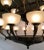 Traditional Myran Allan Luxury Lighting Empire Style Bronze and Glass Chandelier as Is For Sale - Image 3 of 6