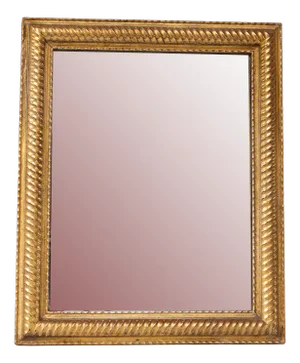 19th Century Gilded French Mirror
