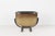 Mid-Century Modern Smoked Gold Glass and Chrome Large Sculptural Jardinière For Sale - Image 9 of 14