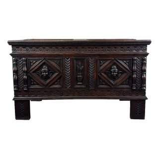 Antique 19th Century Neo-Renaissance Chest For Sale