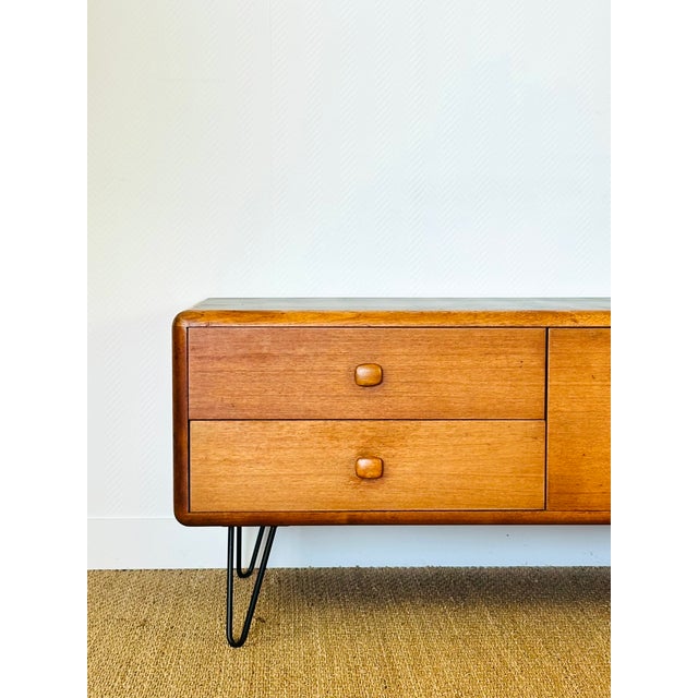 Vintage Scandinavian Teak Sideboard, 1960 For Sale - Image 6 of 15