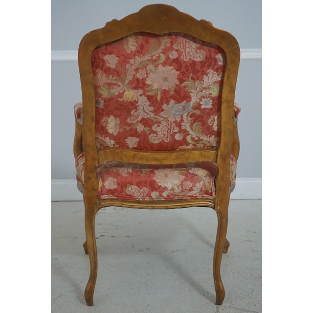 Meyer Gunther Martini Pair of Meyer-Gunther French Louis XVI Giltwood Carved Armchairs For Sale - Image 4 of 18