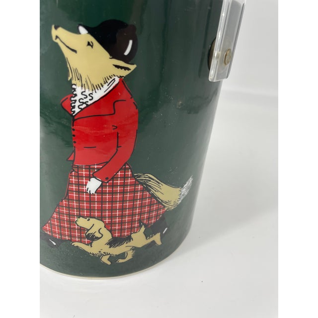 1980s Hunting Party Ice Bucket For Sale - Image 5 of 11