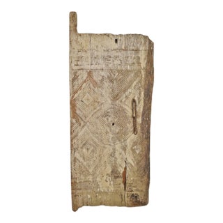 Antique Old Igbo African Grain Door / Wall Object For Sale