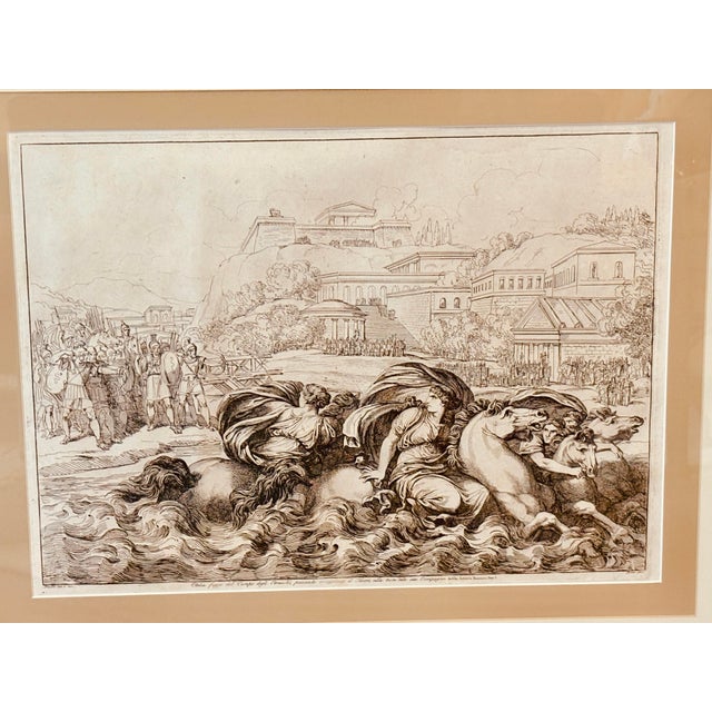 Early 19th Century Set of Four, Original Etchings of Roman History, 1817 For Sale - Image 5 of 10