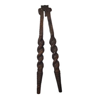 Antique Victorian Nut Cracker Cast Iron For Sale