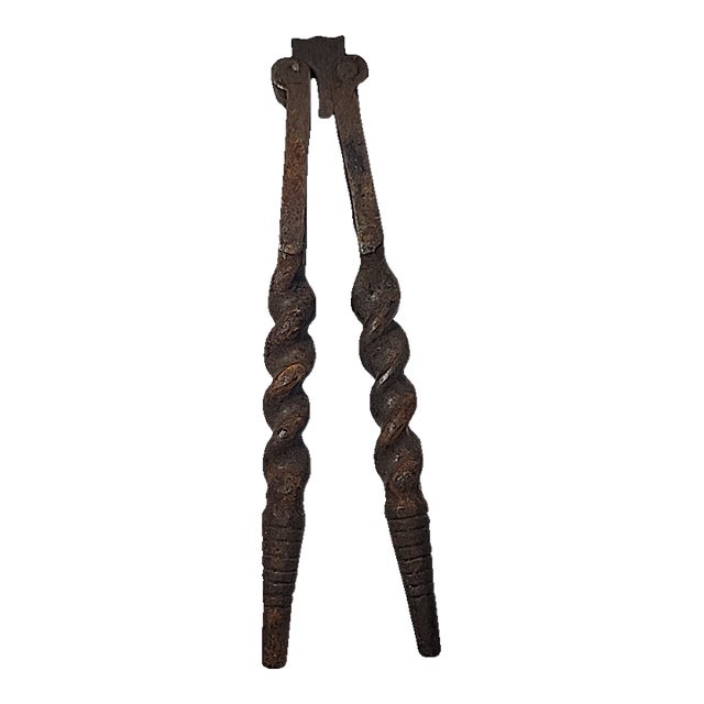 Antique Victorian Nut Cracker Cast Iron For Sale