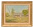Arvids Egle, Farm, Oil on Canvas, 20th Century For Sale