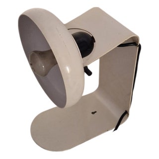 Notte Table or Hanging Lamp in White Iron from Stilnovo, 1970s For Sale