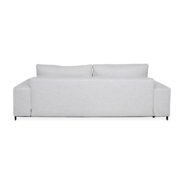 Cream Beige Fabric Williams Three-Seater Sofa from Minotti For Sale - Image 10 of 12