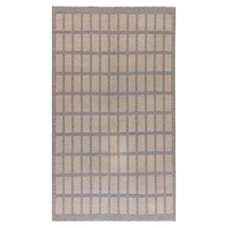 Doris Leslie Blau Vintage Swedish Double-Sided Flat Weave Rug For Sale