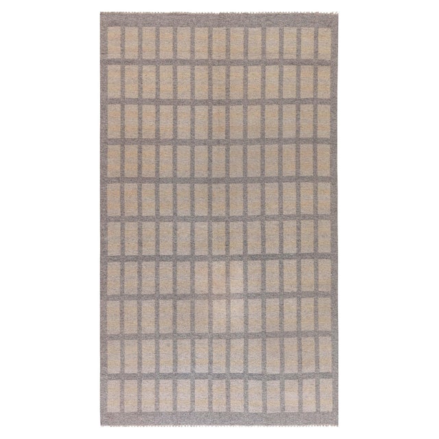 Doris Leslie Blau Vintage Swedish Double-Sided Flat Weave Rug For Sale