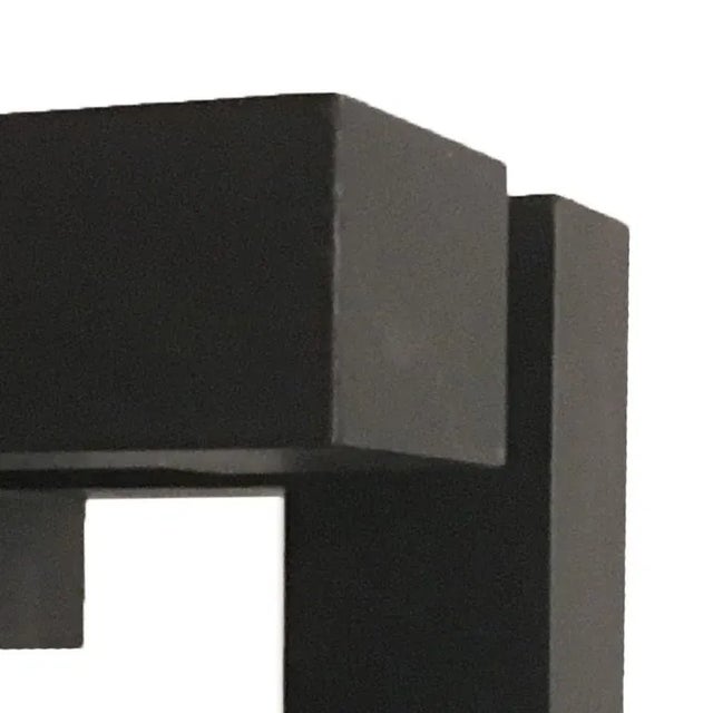 Black Sculpture by Spanish Artist Josecho Lòpez-Llorens.