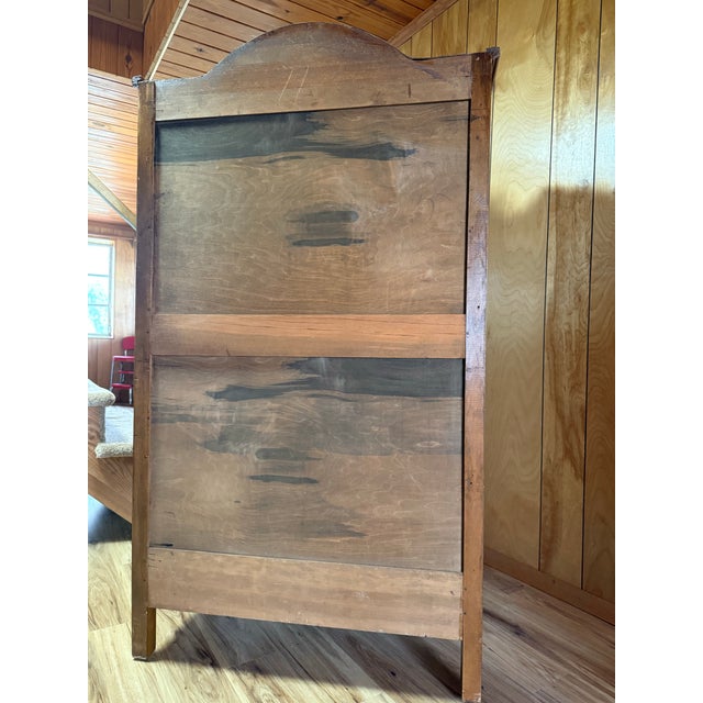 Early 20th Century Walnut Armoire For Sale - Image 4 of 11
