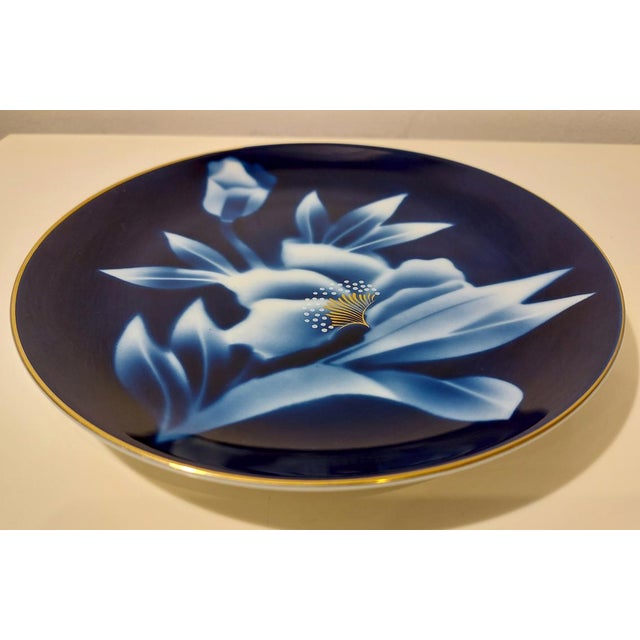 Vintage Japanese Fukagawa Arita Plate, 1960 For Sale - Image 10 of 10