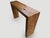 2010s Andrianna Shamaris Minimalist Reclaimed Teak Wood Console Table For Sale - Image 5 of 6