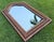 Late 20th Century Vintage Serpentine-Top Woven Rattan Wall Mirror For Sale - Image 5 of 10