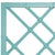 David Francis Darien Platform Bed King, Turquoise For Sale - Image 4 of 7