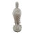 Large 19” Vintage Blanc De Chine Porcelain Bodhidharma Damo Statue For Sale