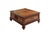 Brown Vintage Ethan Allen Townhouse Collection Morley Mahogany & Burl Coffee Table For Sale - Image 8 of 9