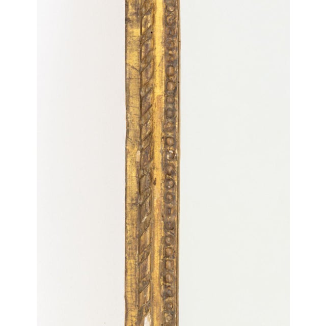 Neoclassical Style Giltwood Framed Mirror For Sale - Image 4 of 6