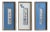 Mid 19th Century Framed Antique Chinese Textiles Qing Dynasty Provenance - Set of 3 For Sale