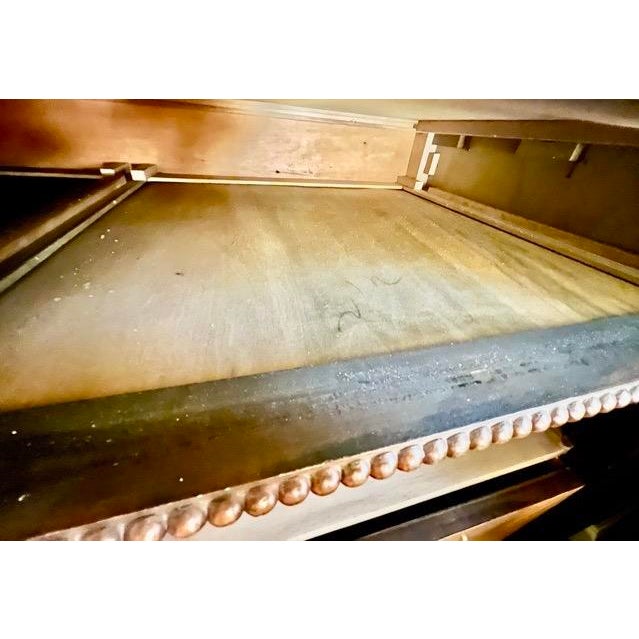 Brown J.B. Van Sciver Co. Art Deco Sunrise Bedroom Suite, C. 1928-1932 -Mahogany Mirror Ladies Dresser For Sale - Image 8 of 17