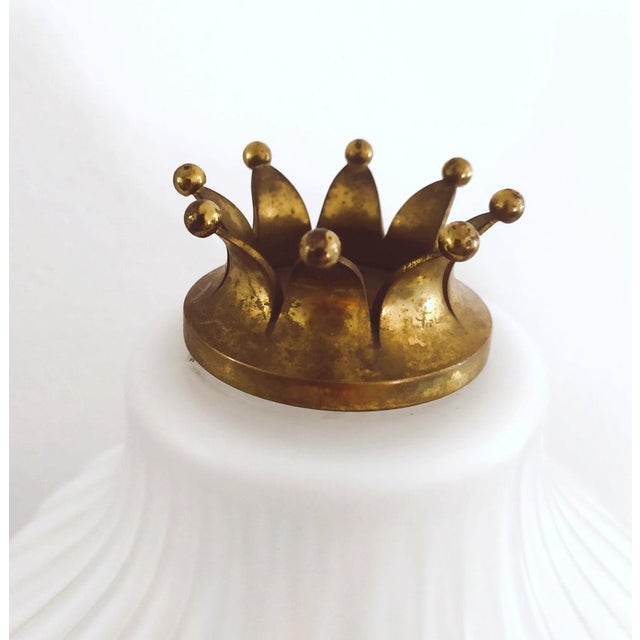 1960s Large Wall Light in Glass and Brass by Angelo Lelli for Arredoluce, 1961 For Sale - Image 5 of 15