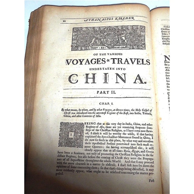 Antique 1669 First English Edition of "An Embassy From the East-India Company" - Very Rare For Sale - Image 4 of 13