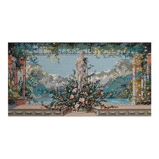 Rosemary Pipkin Jackson (American 20th Century), Classical Scene, Needlework Panel, Framed For Sale