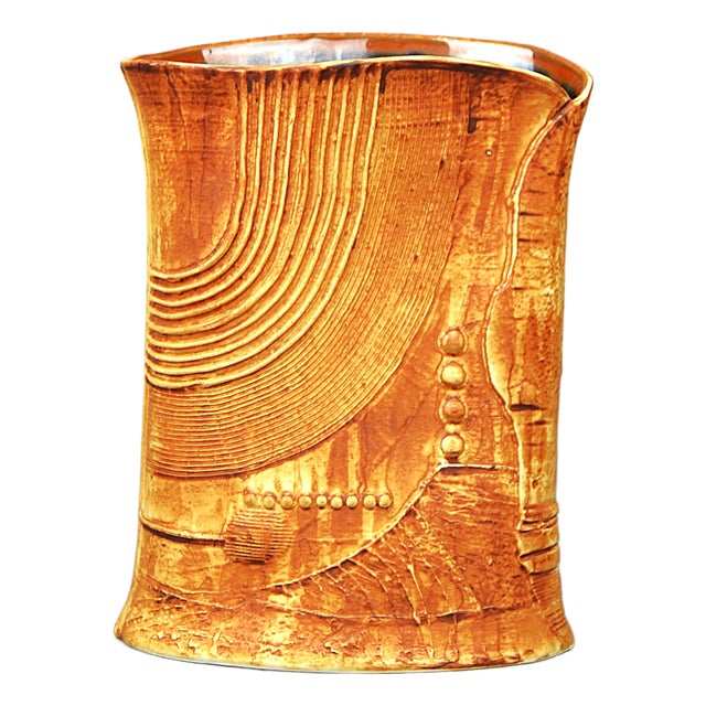 Terra Series Bronze Vase by Bertil Vallien, 1978 For Sale