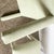 Textile Postmodern Green Fabric Parsons Low Stools - a Pair For Sale - Image 7 of 8