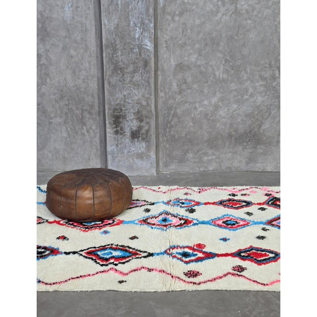 Textile Handwoven Moroccan Azilal Rug - 8.3 X 4.5 Ft For Sale - Image 7 of 8