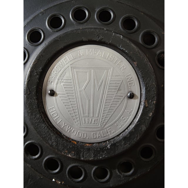 Large Hollywood Film Spotlight from Bardwell & McAlister, 1940s For Sale - Image 9 of 18