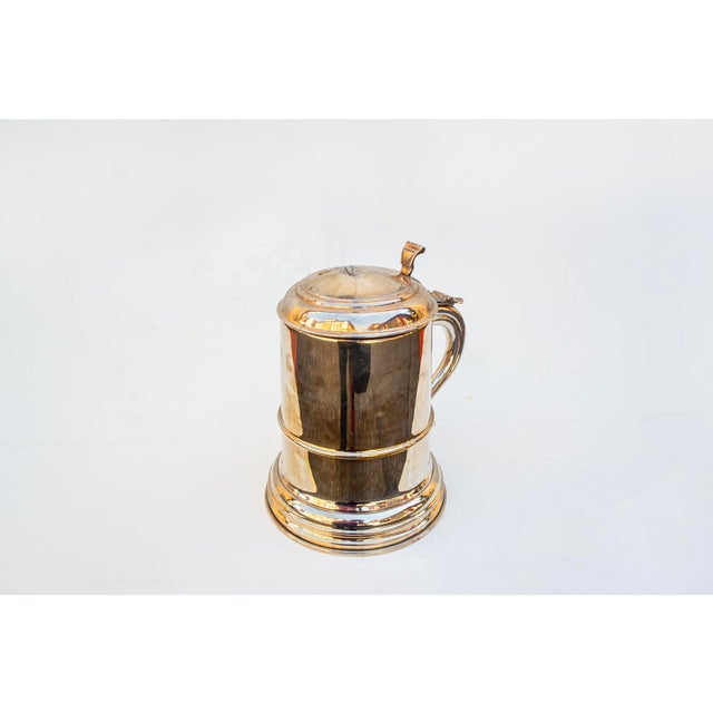 Silver-plated metal ice bucket. Manufacturer: Teghini, Florence 1960s