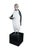 Realism Jack Dowd 1996 Life Size Penguin Butler Dumb Waiter Hydrocal Sculpture 64" For Sale - Image 3 of 17