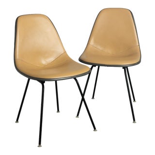 1960s Eames Herman Miller Shell Side Chairs Early Generation - a Pair For Sale