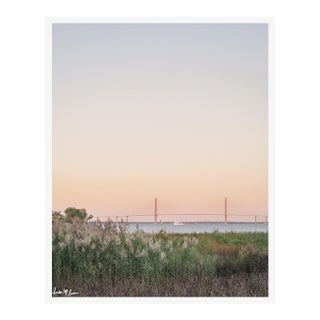 "Harbor Sunset Sail" - Vertical 24"x36" - Charleston Harbor Sunset Sail Photo by Kristen M Brown For Sale