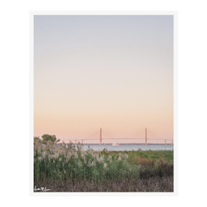 "Harbor Sunset Sail" - Vertical 24"x36" - Charleston Harbor Sunset Sail Photo by Kristen M Brown