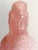 This is a beautiful Antique Chinese Rose Quartz Guanyin / Kwan Yin Figurine with hand carved rosewood stand. Circa 1900,...
