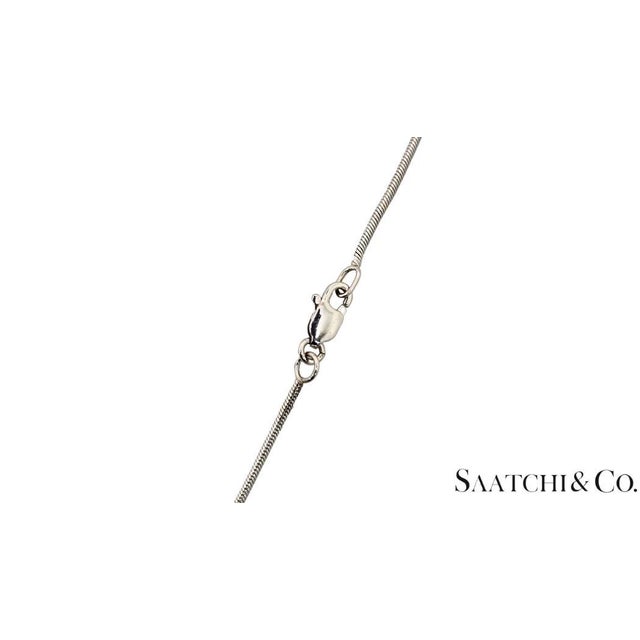 14k Gold Chain With Diamond Pendant For Sale - Image 4 of 5