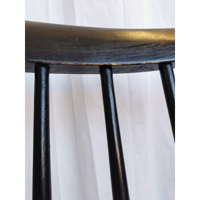 Vintage Black Beech Dining Chairs in the style of Ilmari Tapiovaara, 1970s, Set of 2 For Sale - Image 13 of 15