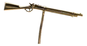 The Westminster: Yellow Gold Shotgun Stickpin