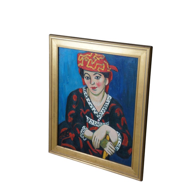 "The Red Madras Headdress" (or Le Madras rouge), is a famous 1907 painting by the French artist Henri Matisse. The...